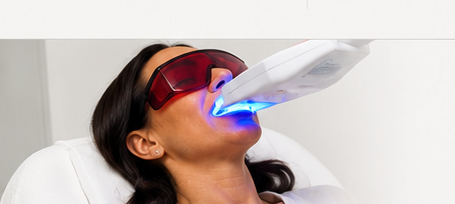 LED teeth whitening treatment